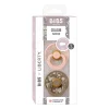 2 Chupetes BIBS Colour Round Liberty Capel Blush Mix