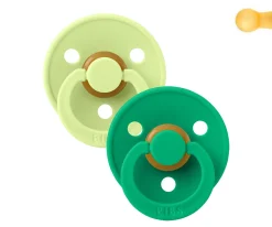 2 Chupetes BIBS Colour Round Matcha/Cactus