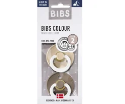 2 Chupetes BIBS Colours Dark Oak/Vanilla