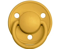 2 Chupetes BIBS De Lux Mustard/Petrol Silicona