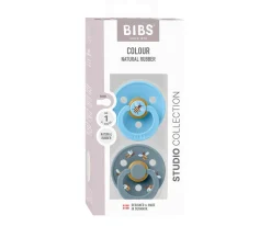 2 Chupetes BIBS Studio Colour Round Bumblebee Breeze Mix
