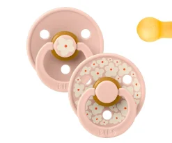 2 Chupetes BIBS Studio Colour Round Jasmine Blush Mix
