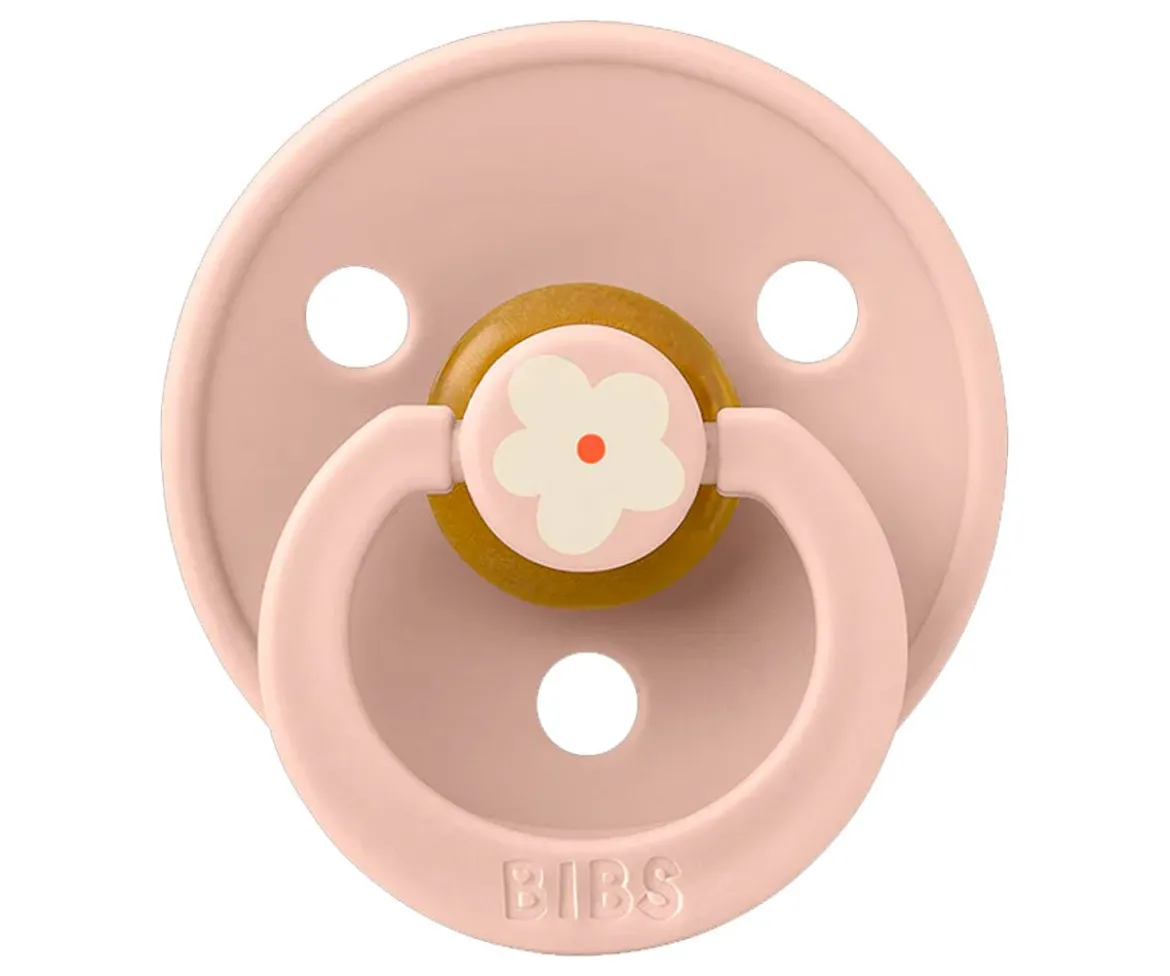 2 Chupetes BIBS Studio Colour Round Jasmine Blush Mix