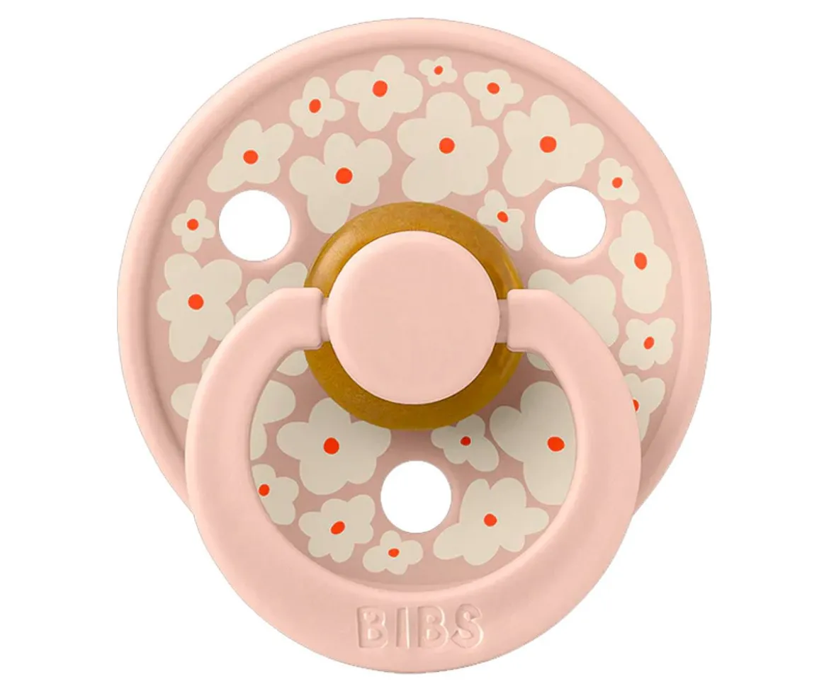 2 Chupetes BIBS Studio Colour Round Jasmine Blush Mix