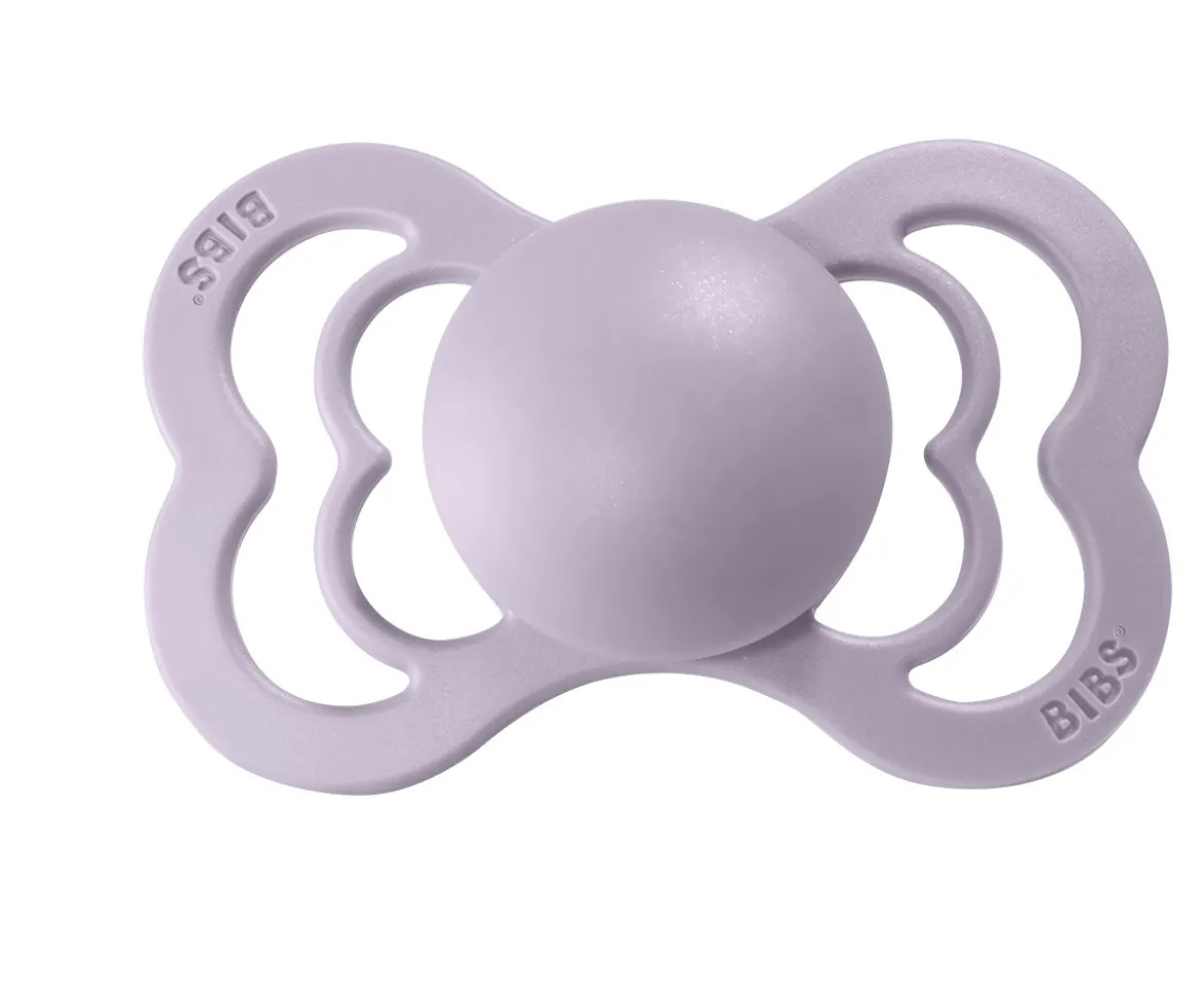 2 Chupetes BIBS Supreme Heather/Dusky Lilac Látex