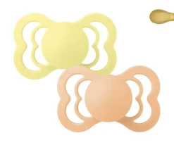 2 Chupetes BIBS Supreme Sunset/Sunshine Látex