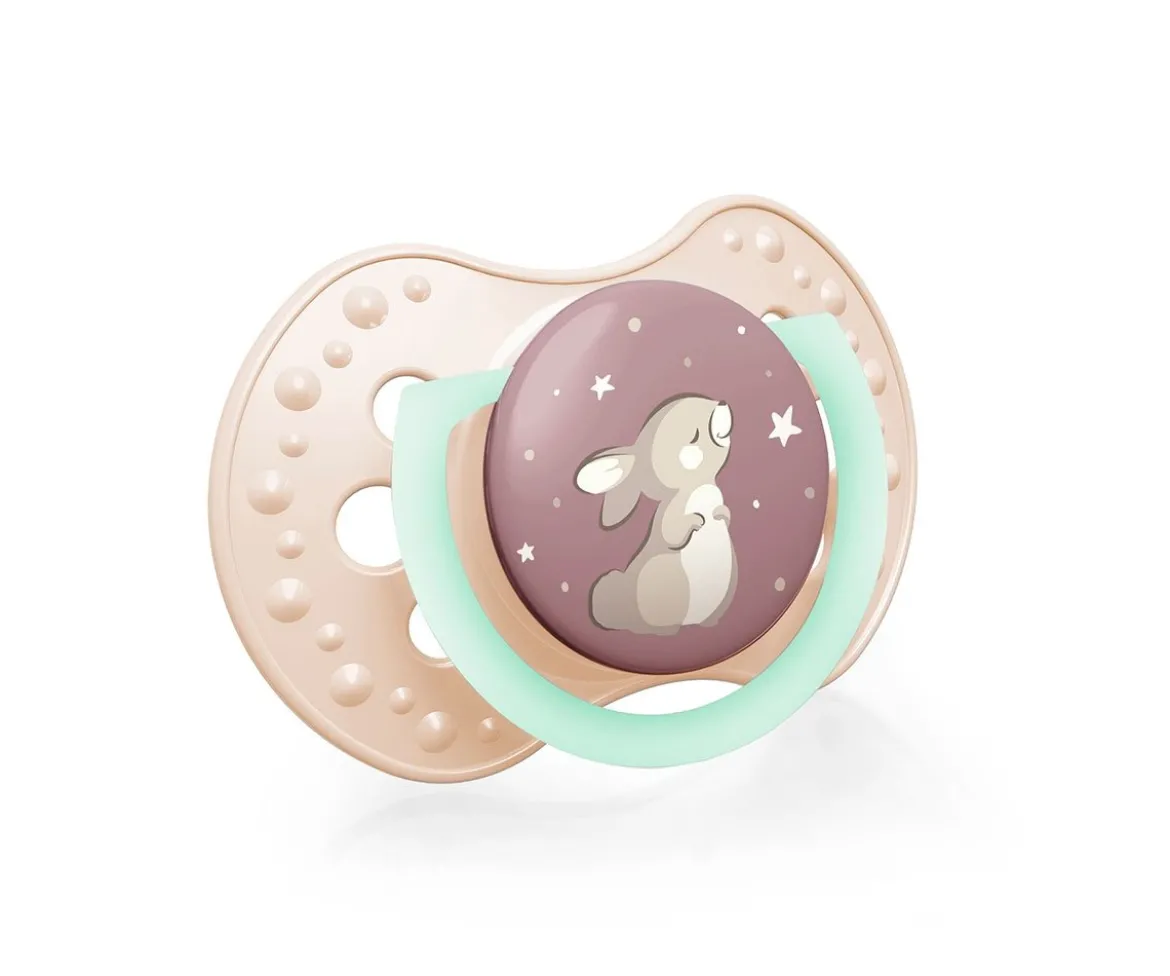 2 Chupetes LOVI Day&Night Rosa
