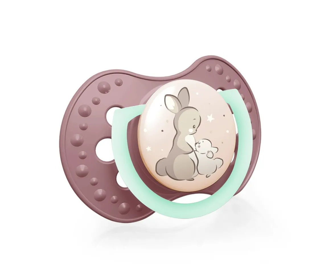 2 Chupetes LOVI Day&Night Rosa