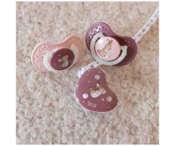 2 Chupetes LOVI Day&Night Rosa