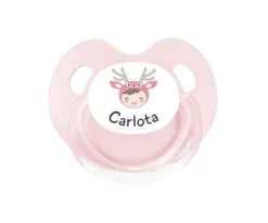 Chupetes Personalizados Retro Duende Reno Niña