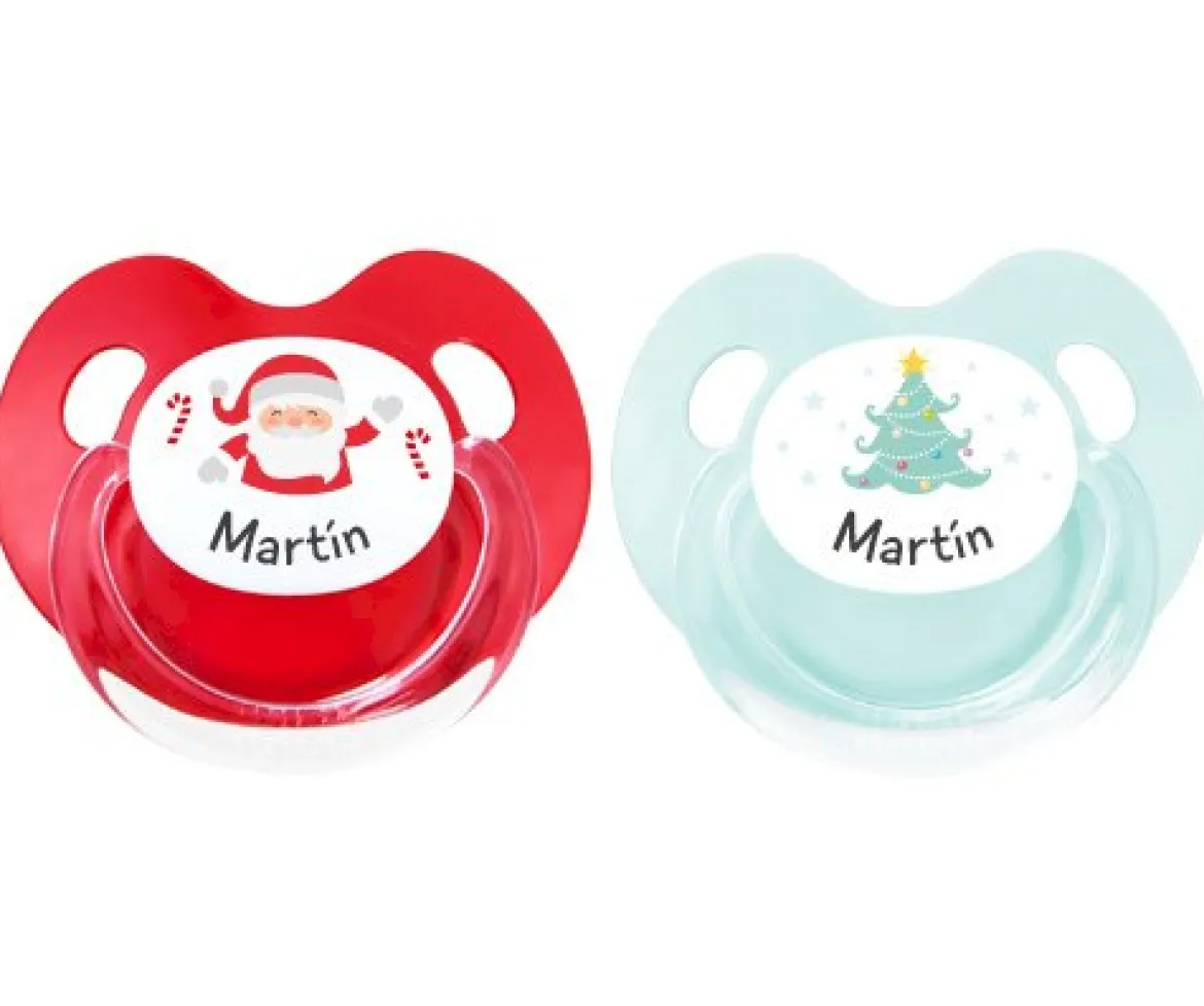 Chupetes Personalizados Retro Navidad