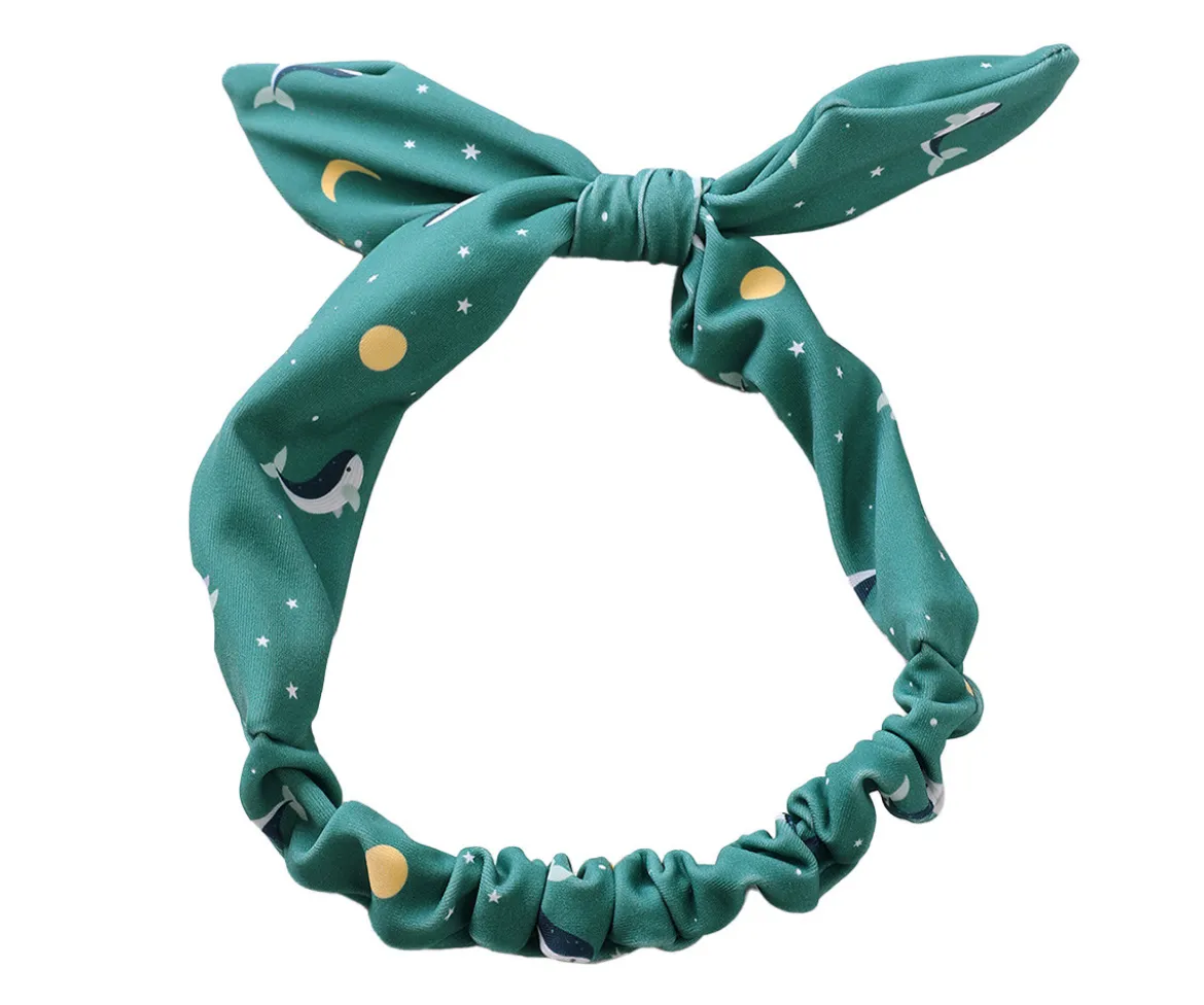 Cinta de Pelo Whale Teal