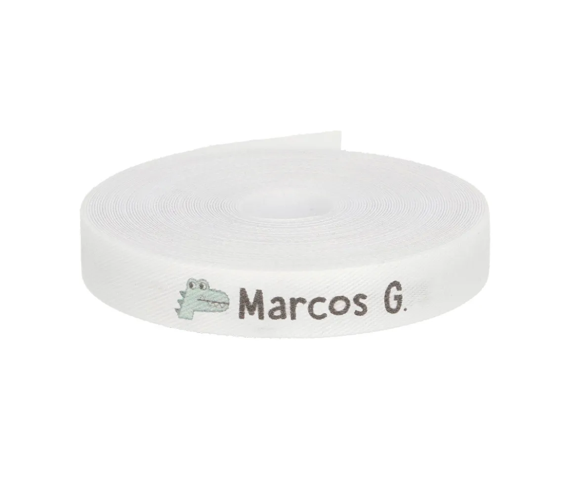 Cinta Marca Prendas Personalizada Cocodrilo Planes