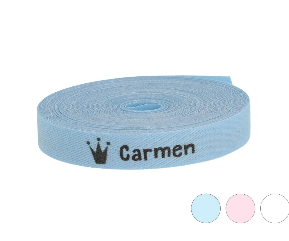 Cinta Marca Prendas Personalizada Corona Ref.03