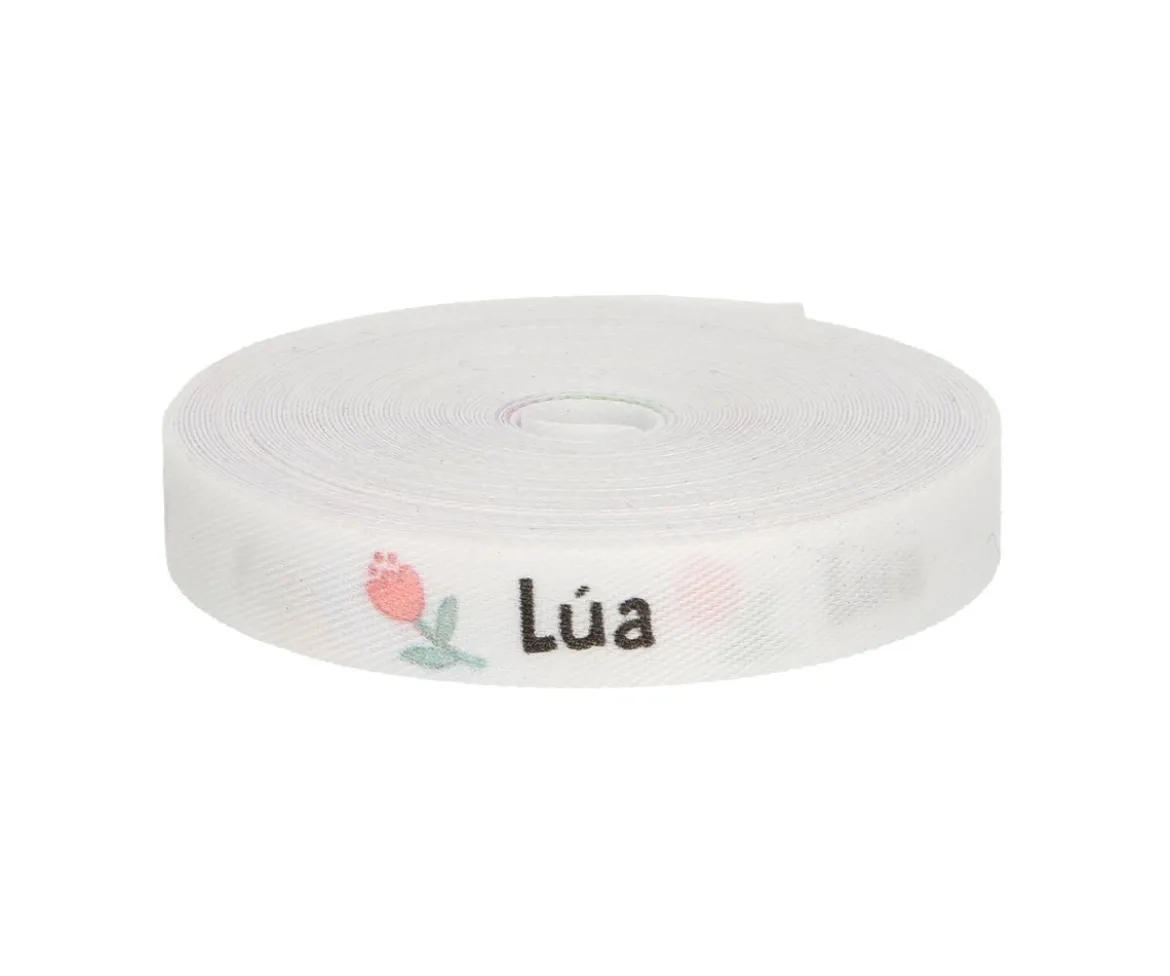 Cinta Marca Prendas Personalizada Flor