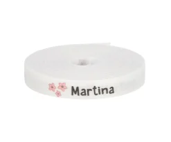Cinta Marca Prendas Personalizada Flores