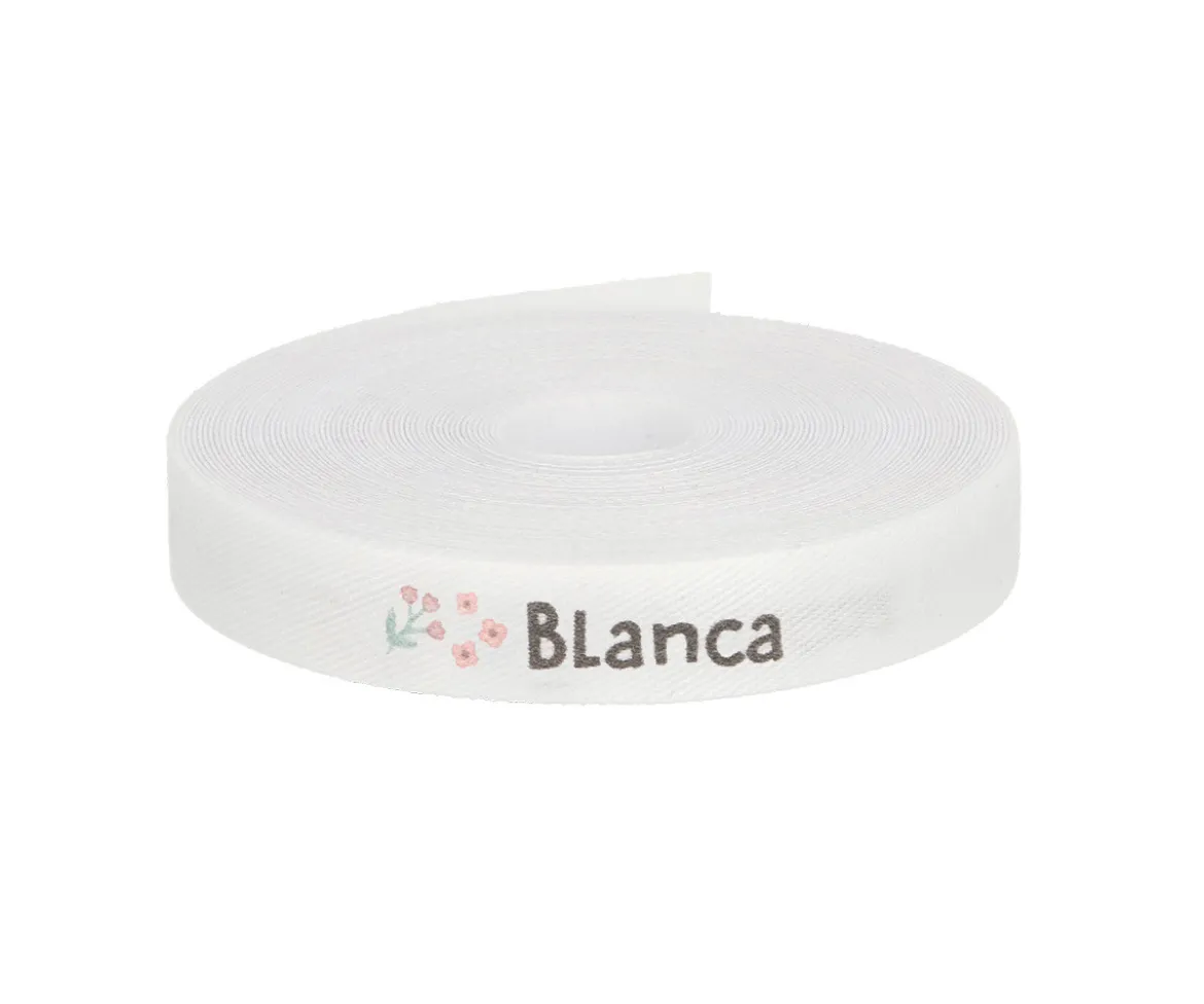 Cinta Marca Prendas Personalizada Flores Blossom