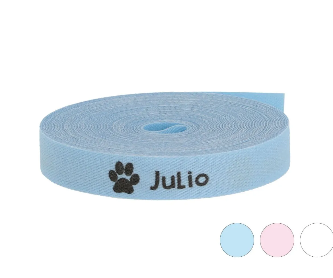 Cinta Marca Prendas Personalizada Huella Ref.50