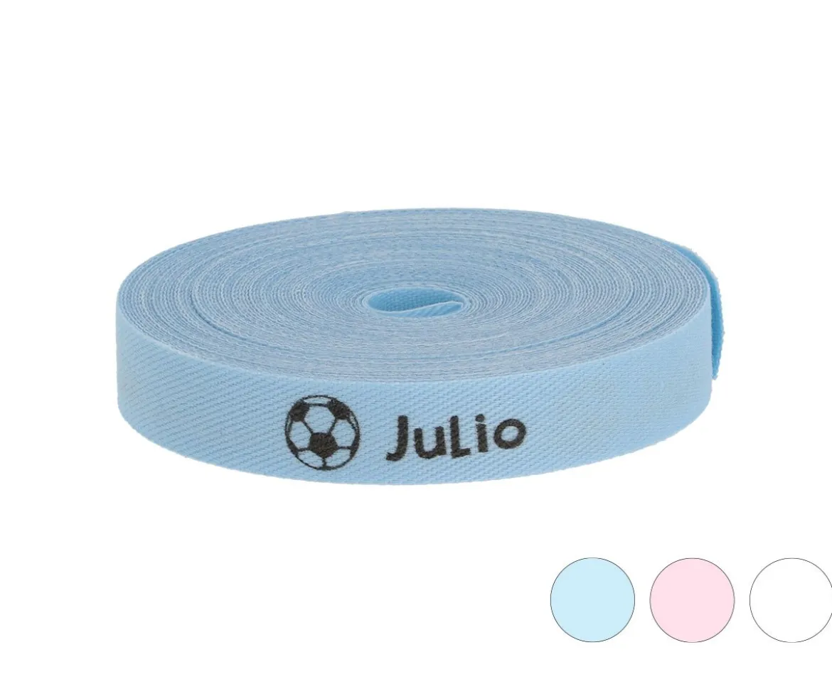 Cinta Marca Prendas Personalizada Pelota Ref.81