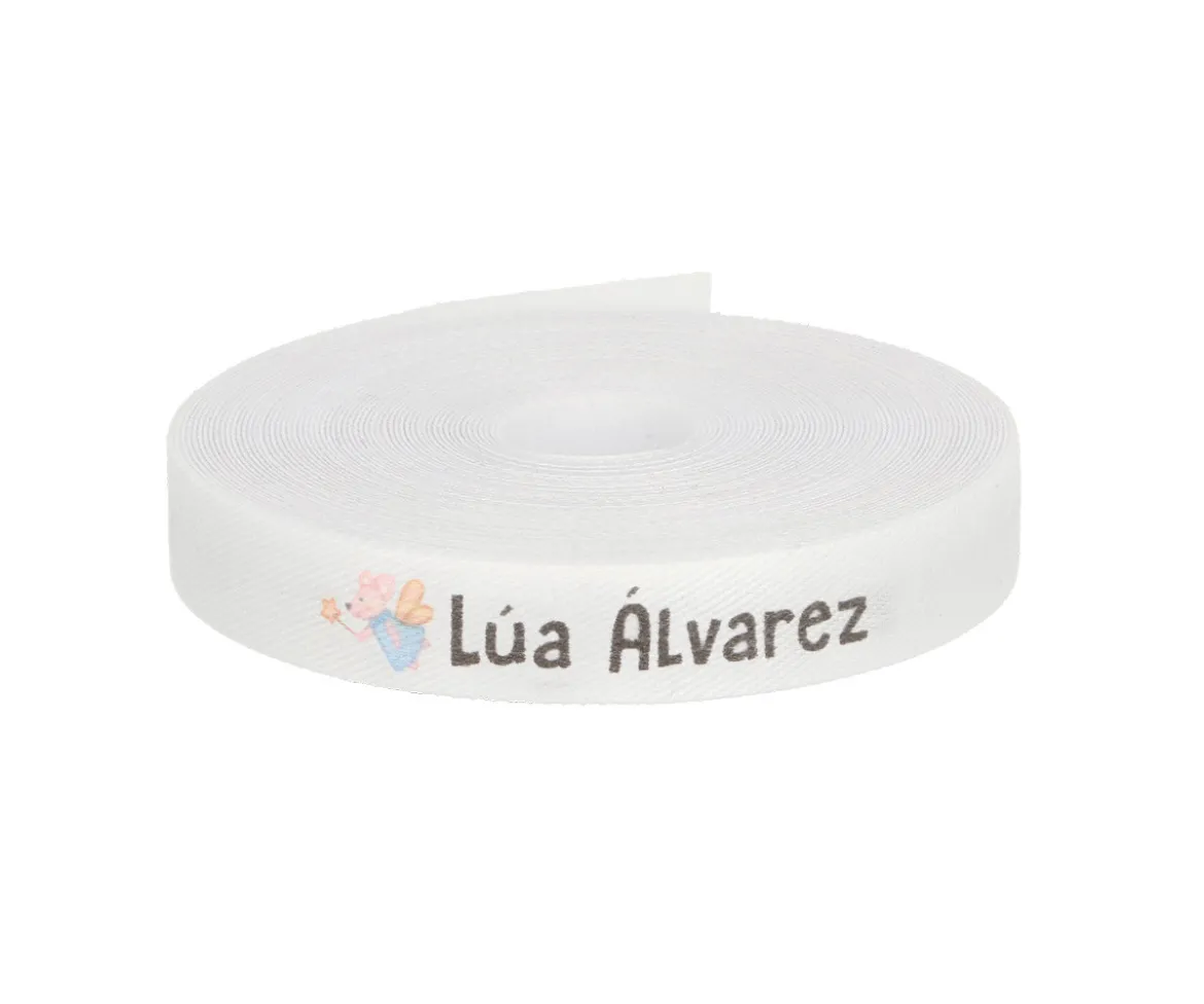 Cinta Marca Prendas Personalizada Ratoncita