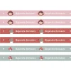 6 Cintas para Colgar Ropa Little Red Personalizables