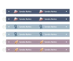 6 Cintas para Colgar Ropa Martians Personalizables