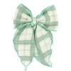 Clip de Pelo con Lazo Grande Fern Plaid