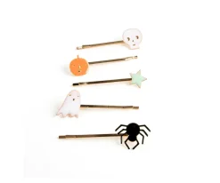 10 Clip de Pelo Esmaltadas Halloween