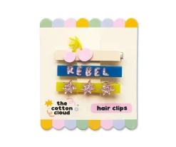 3 Clips para el Pelo Rebel