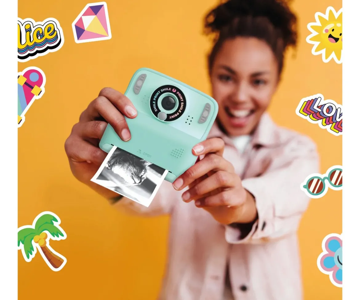 Cámara Digital Instantánea Pixiprint Turquoise