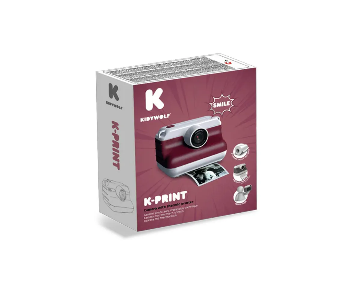 Cámara Infantil de Impresión Térmica K-Print Rood