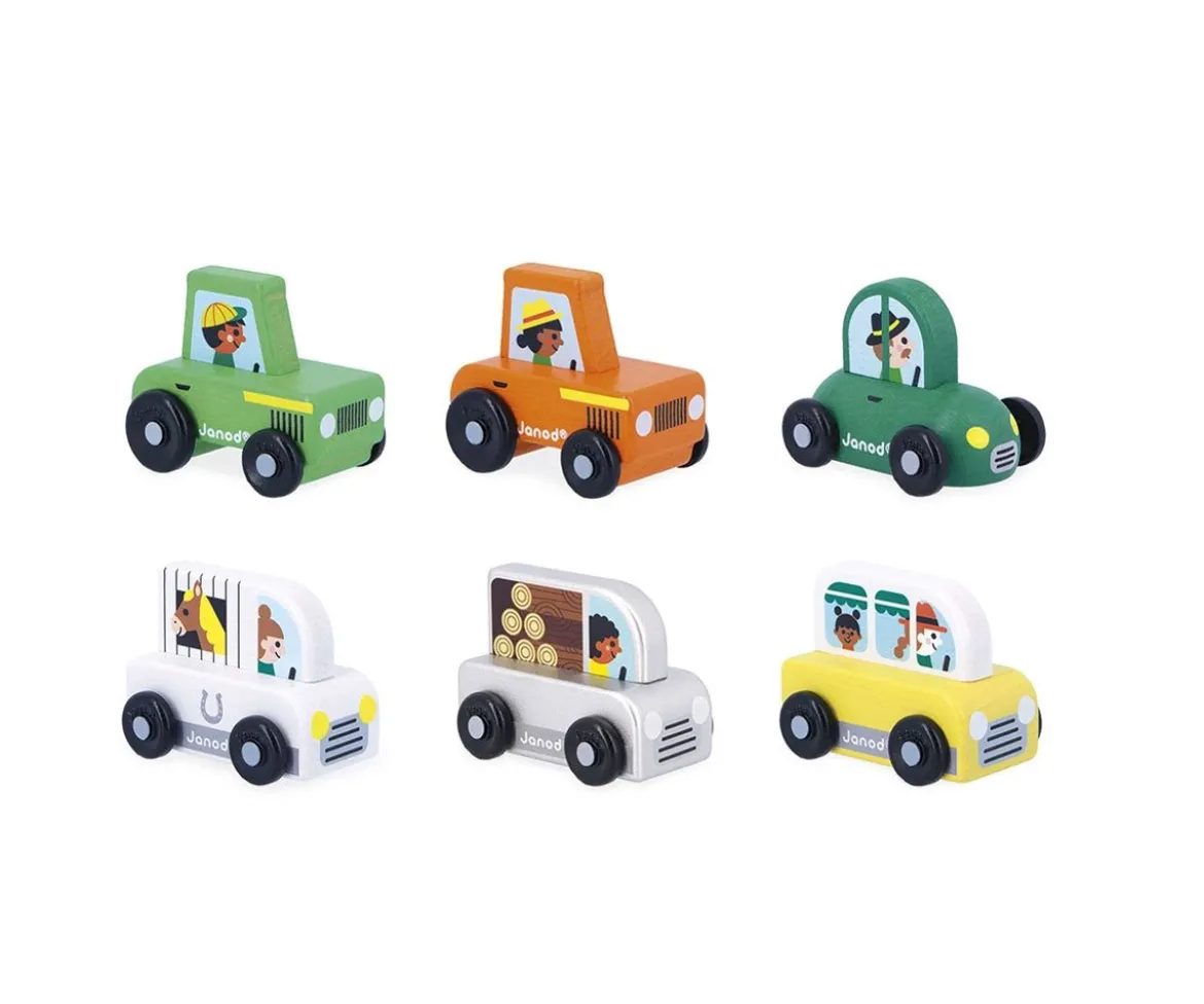 Coche de Madera Campiña Cross Roads Verde