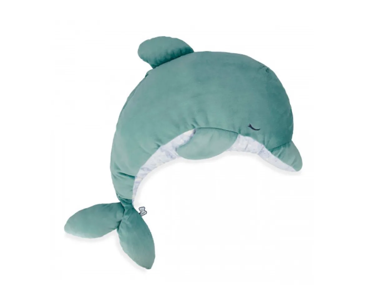 Cojín Maternidad Peluche Calmante Evolutivo Delfín