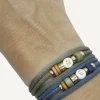Collar-Pulsera Dué Azul Marino