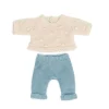 Conjunto Punto Jersey y Pantalón Muñeco 21cm
