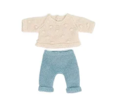 Conjunto Punto Jersey y Pantalón Muñeco 21cm