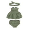 Conjunto Punto Vestido y Diadema 21 cm