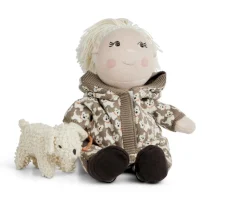Conjunto Sudadera, Pantalón y Zapatos para Muñeca Smallstuff con Perrito
