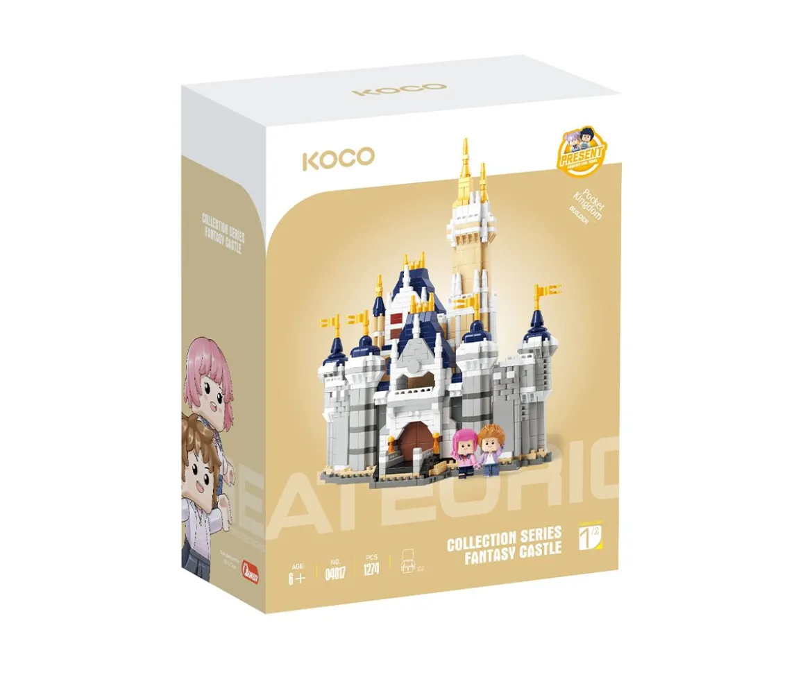 Construcción KOCO Castillo de Ensueño 1274 Piezas
