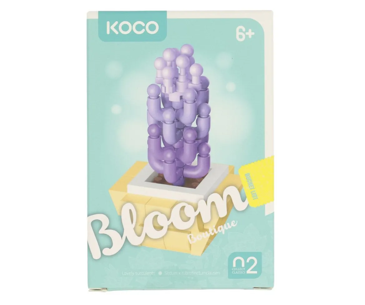 Construcción Mini KOCO Planta Suculenta Sedum 117 Piezas