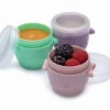 6 Contenedores Porta Alimentos Multicolor