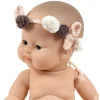 Corona de Flores de Ganchillo Rose para Muñeco Gordis