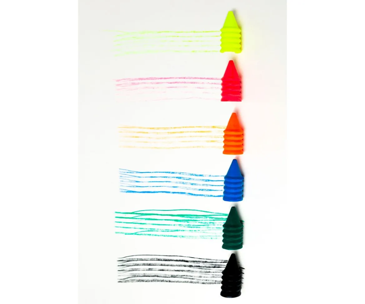 6 Crayones de Dedo Omy