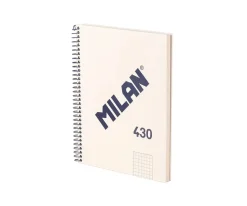 Cuaderno A5 con Tapa Dura Beige MILAN 340 Since 1918