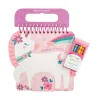 Cuaderno con Pegatinas y Crayones Unicornio