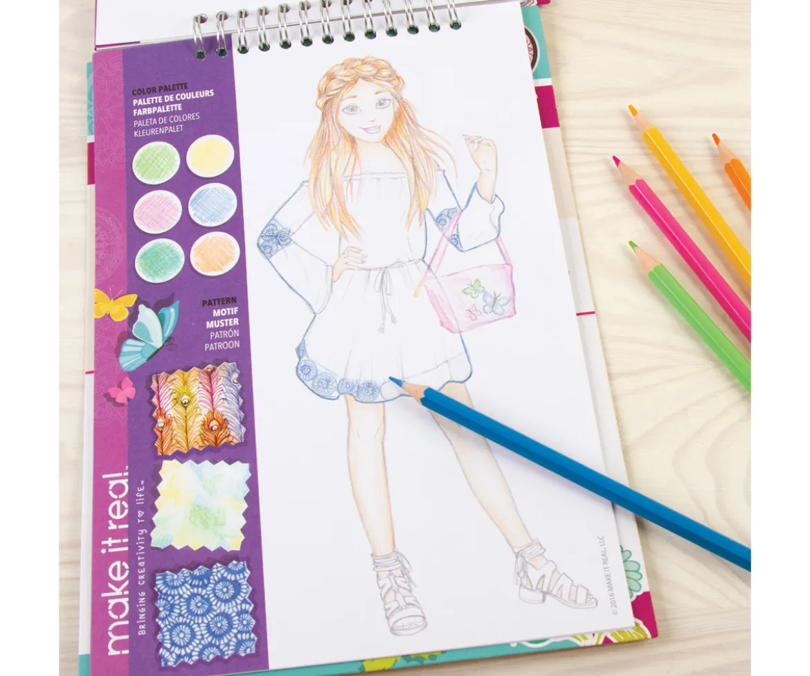 Cuaderno de Moda Floral Make It Real