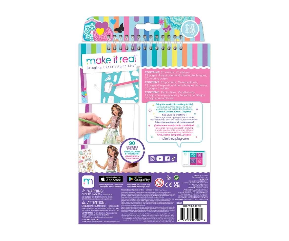 Cuaderno de Moda Floral Make It Real