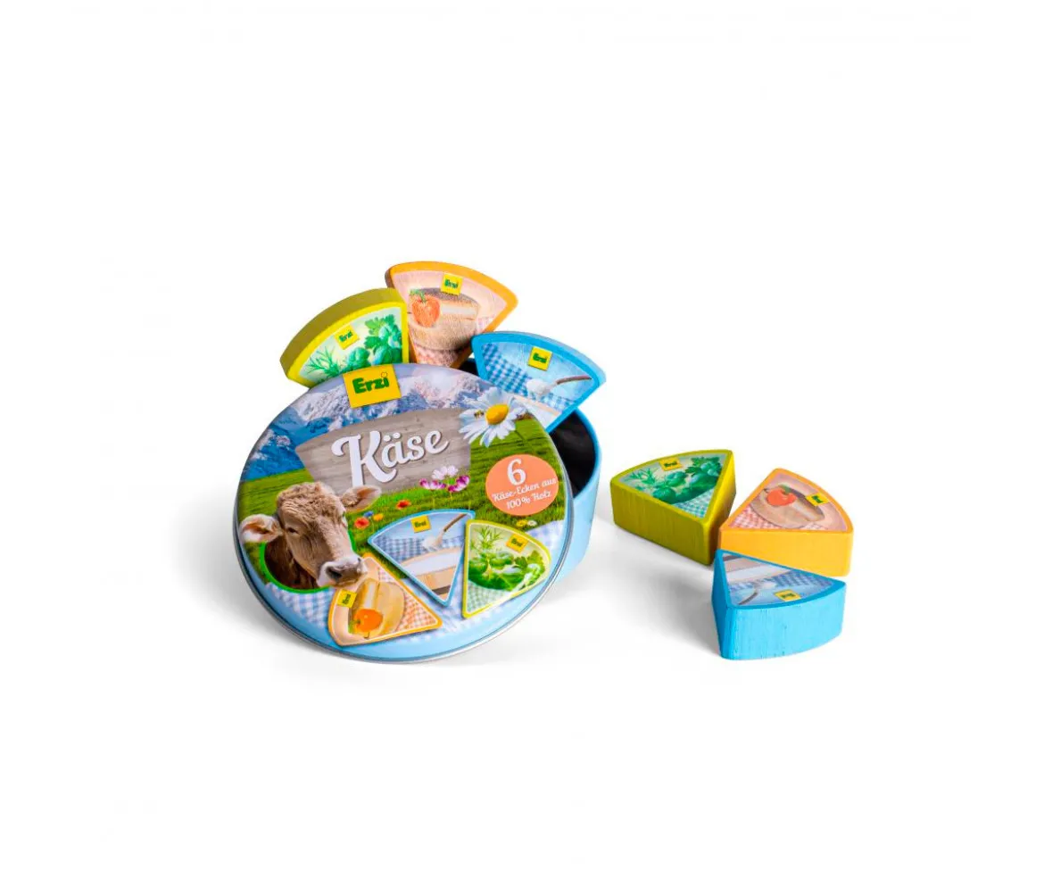 Cuñas de Queso en Porciones de Madera