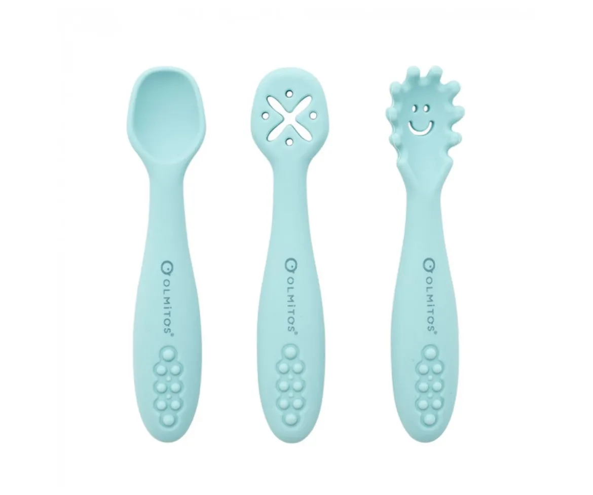Cubiertos de Aprendizaje Blue