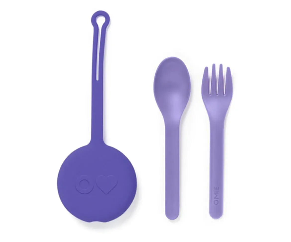 Cubiertos de Viaje con Funda Lilac
